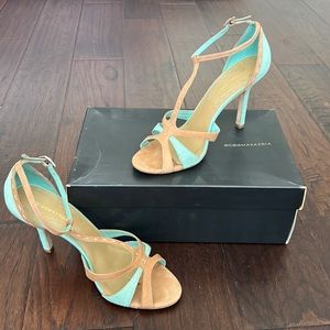BCBGMaxazaria women’s suede heels. sz.8